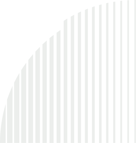 An abstract graphic consisting of thin, light grey vertical stripes